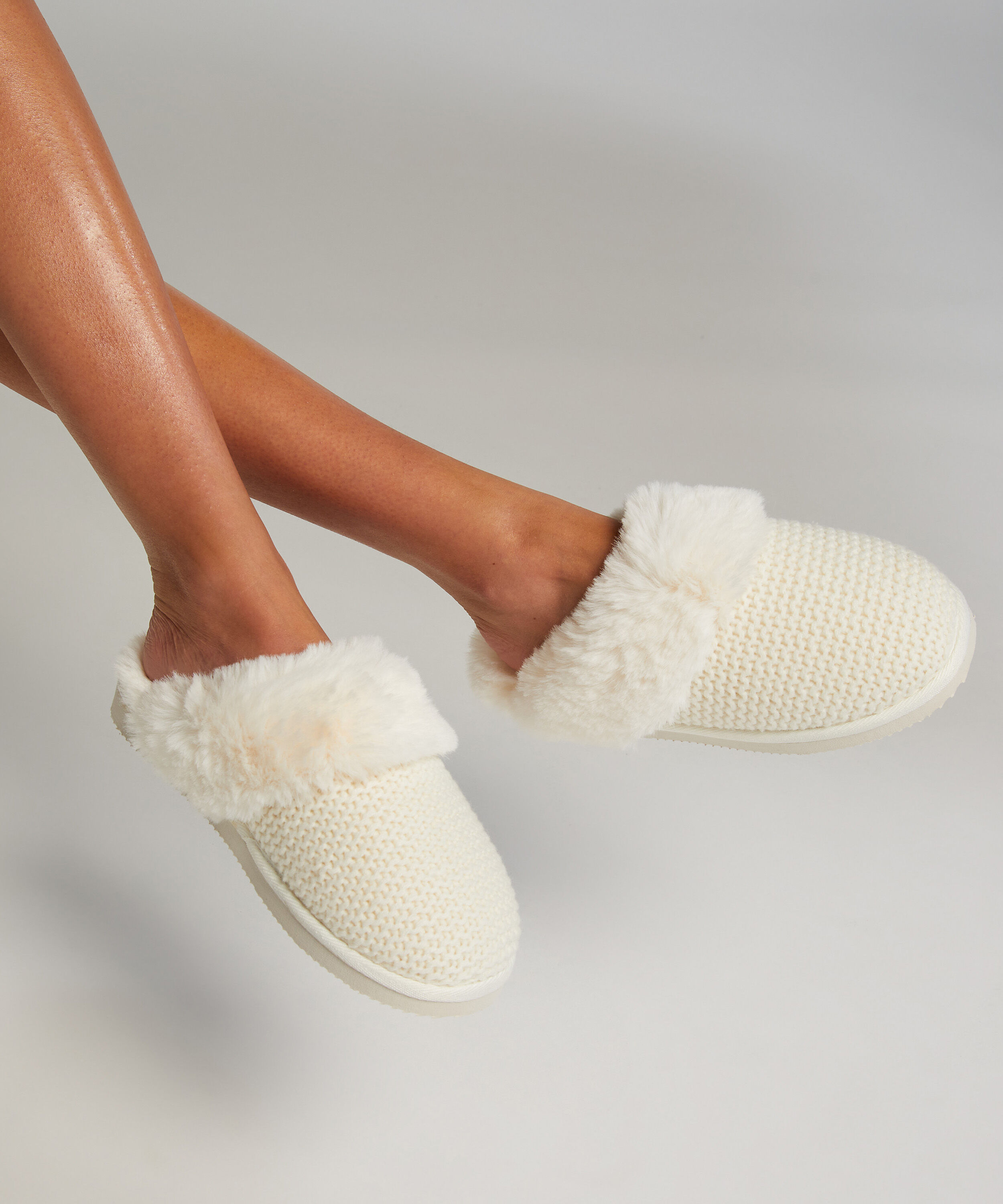 Teddy Mule hjemmesko, Hvid