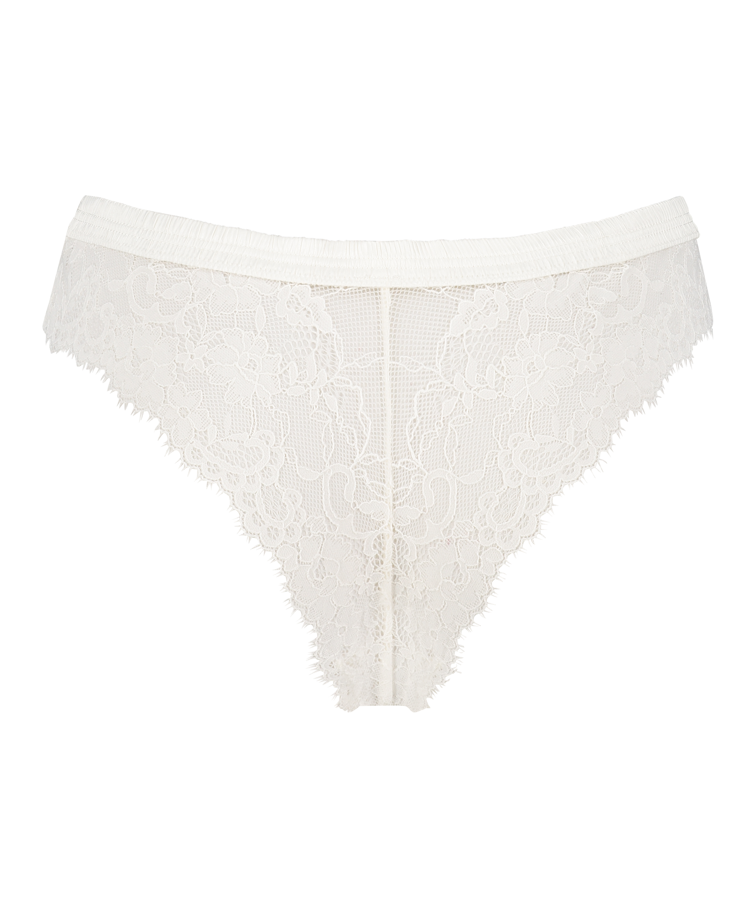 Brasiliansk trusse med høj udskæring Yvo, hvid, main