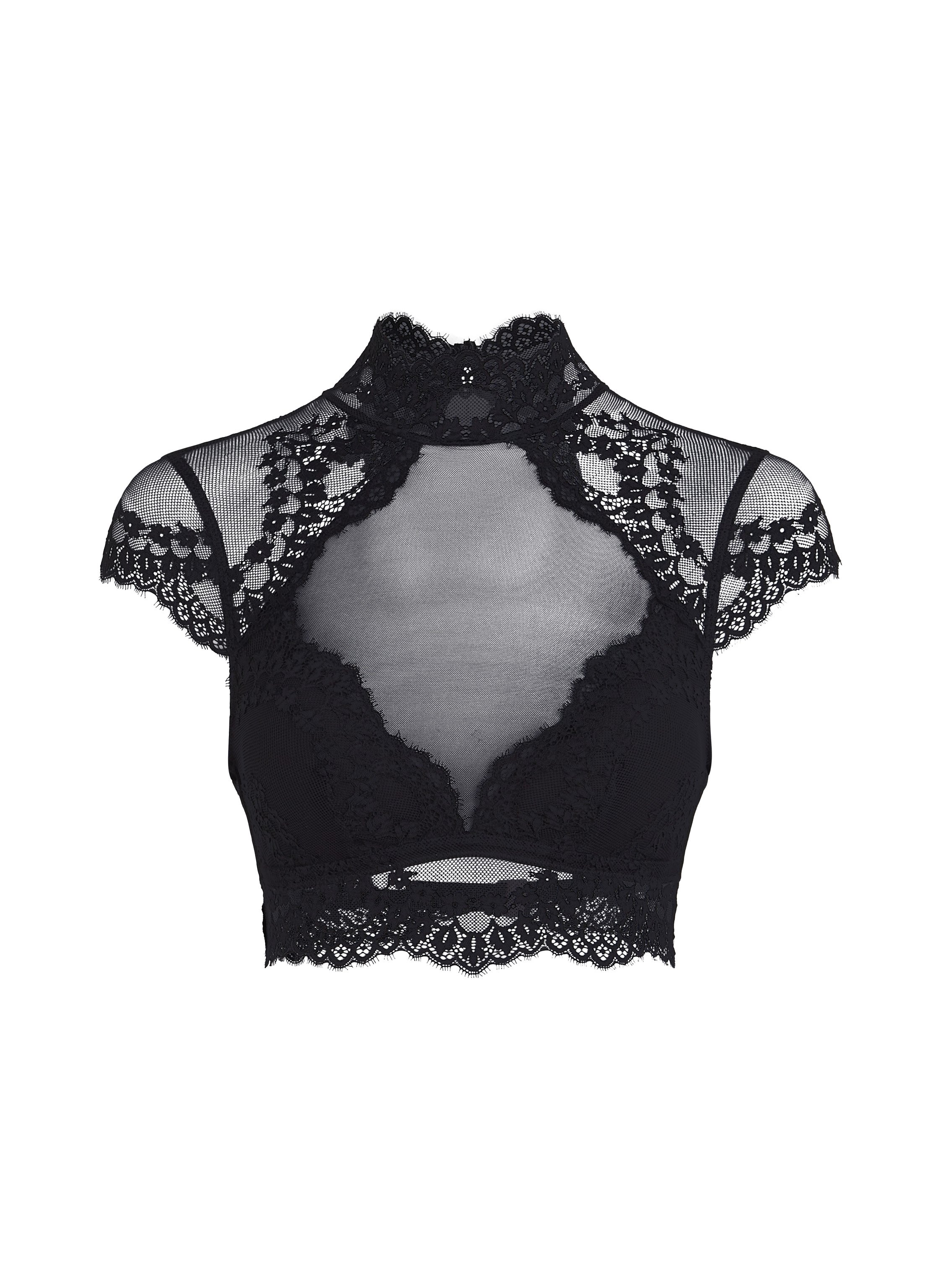 Bralette Daisy, Sort, main