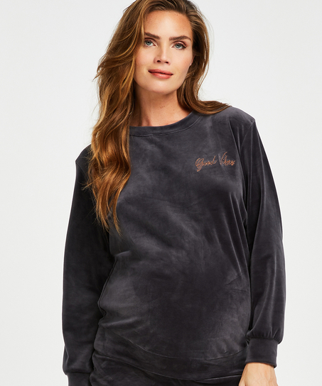 Graviditetstop Velours, Gr&aring;