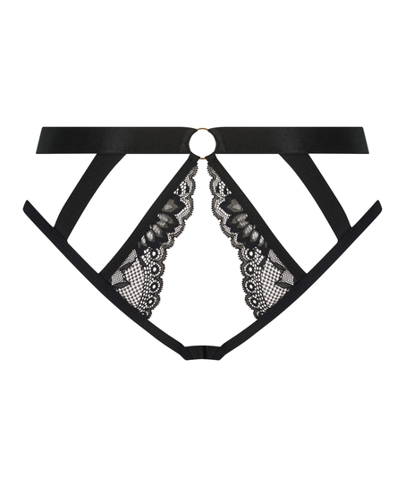 Brasiliansk trusse bundløs Clementine, sort