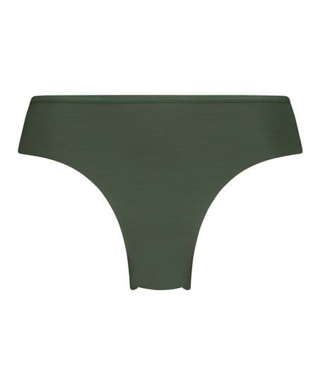 Usynlig brasiliansk trusse Lace Back, Grøn