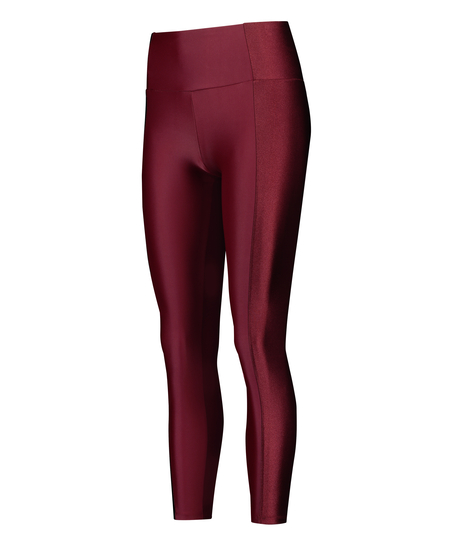 HKMX High waisted sportsleggings Shine On, R&oslash;d