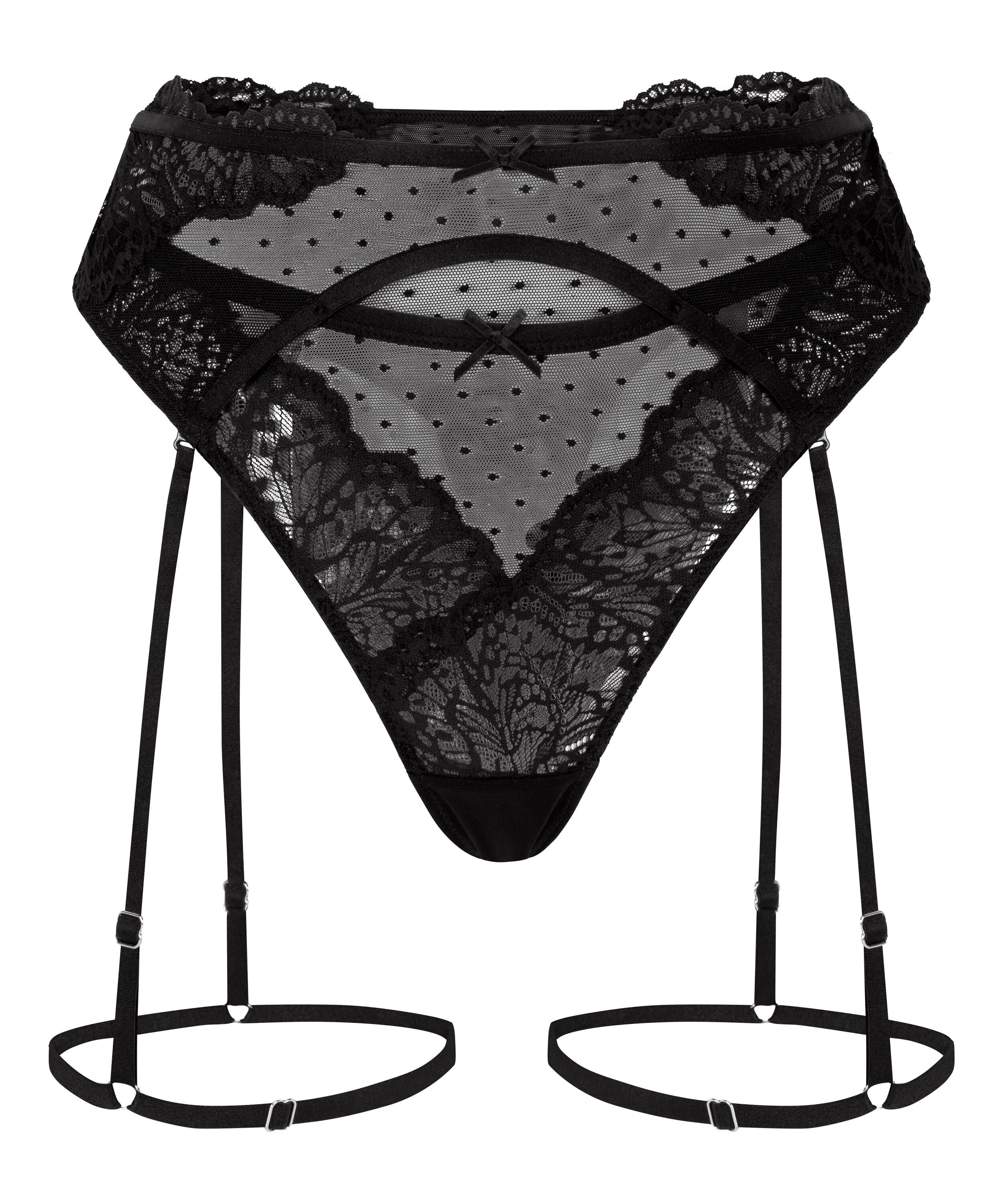 Posie hofteholder g-streng, Sort