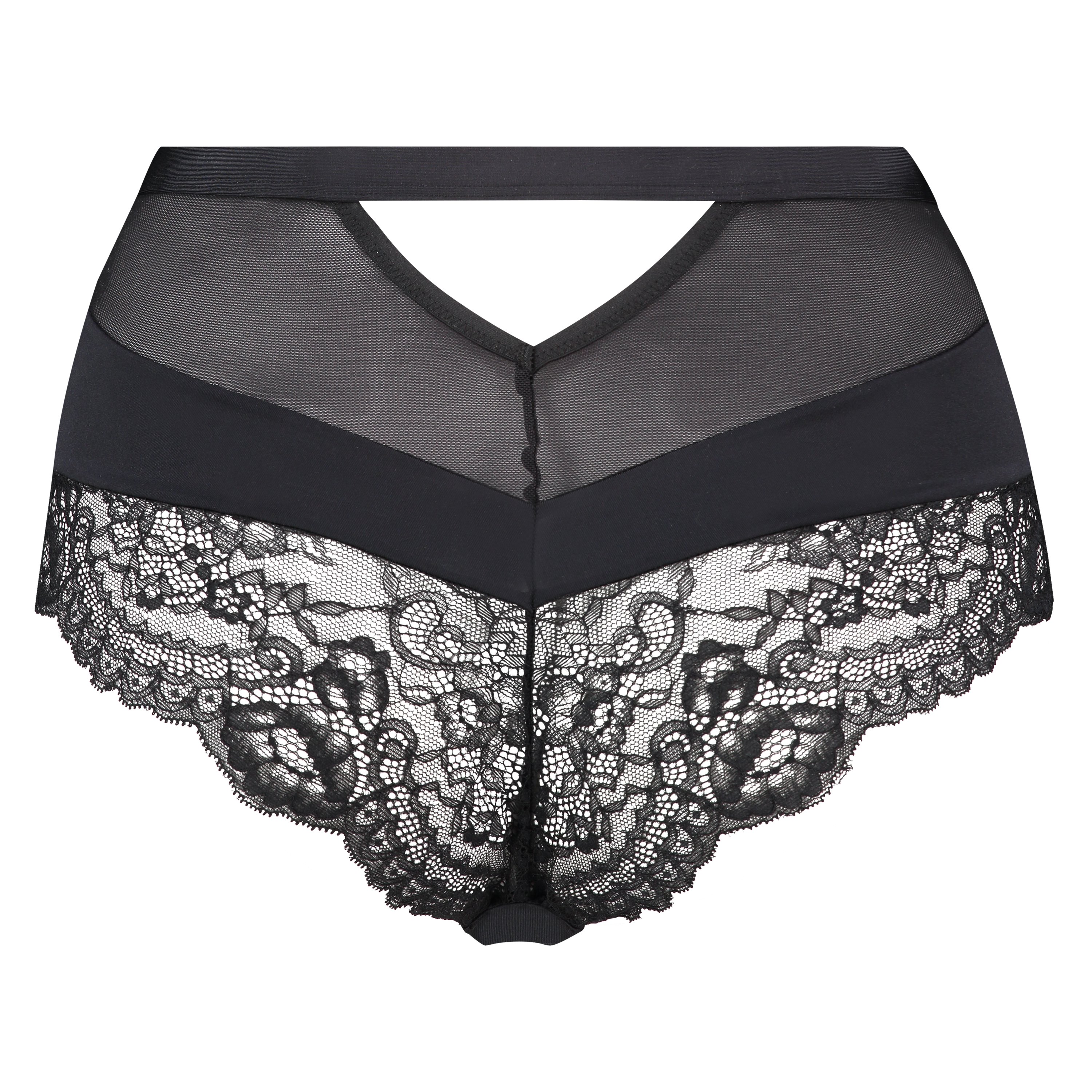 Ann Kathrin Zinnia h&oslash;j brasiliansk trusse, sort, main