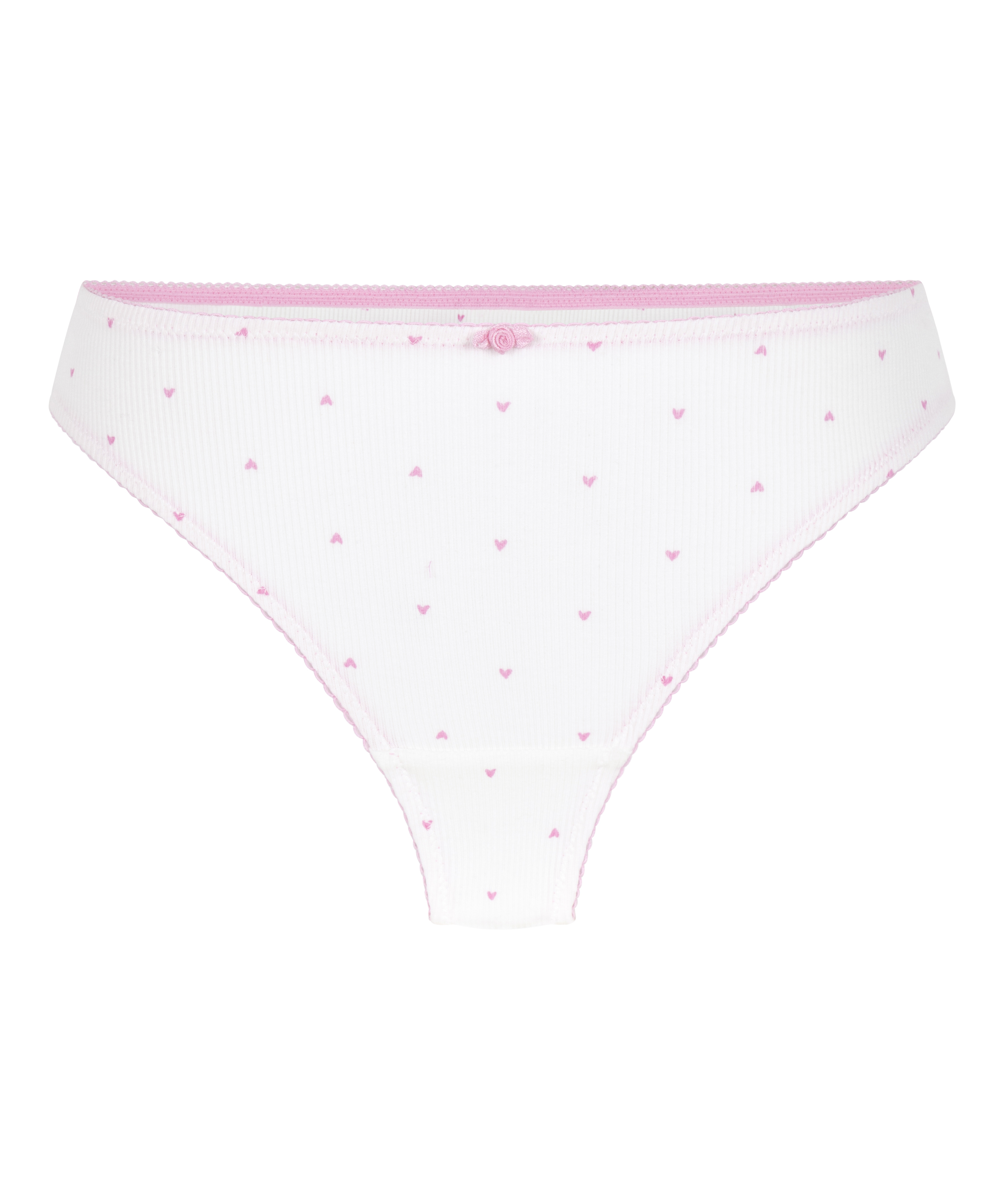 Renee Rib g-streng, Hvid, main