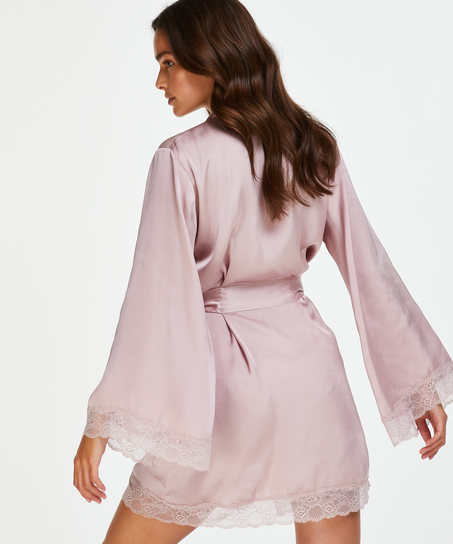Petite Kimono satin Meili, Lilla