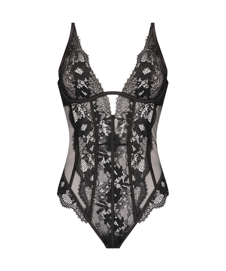 Body med b&oslash;jle Gabrielle, Sort