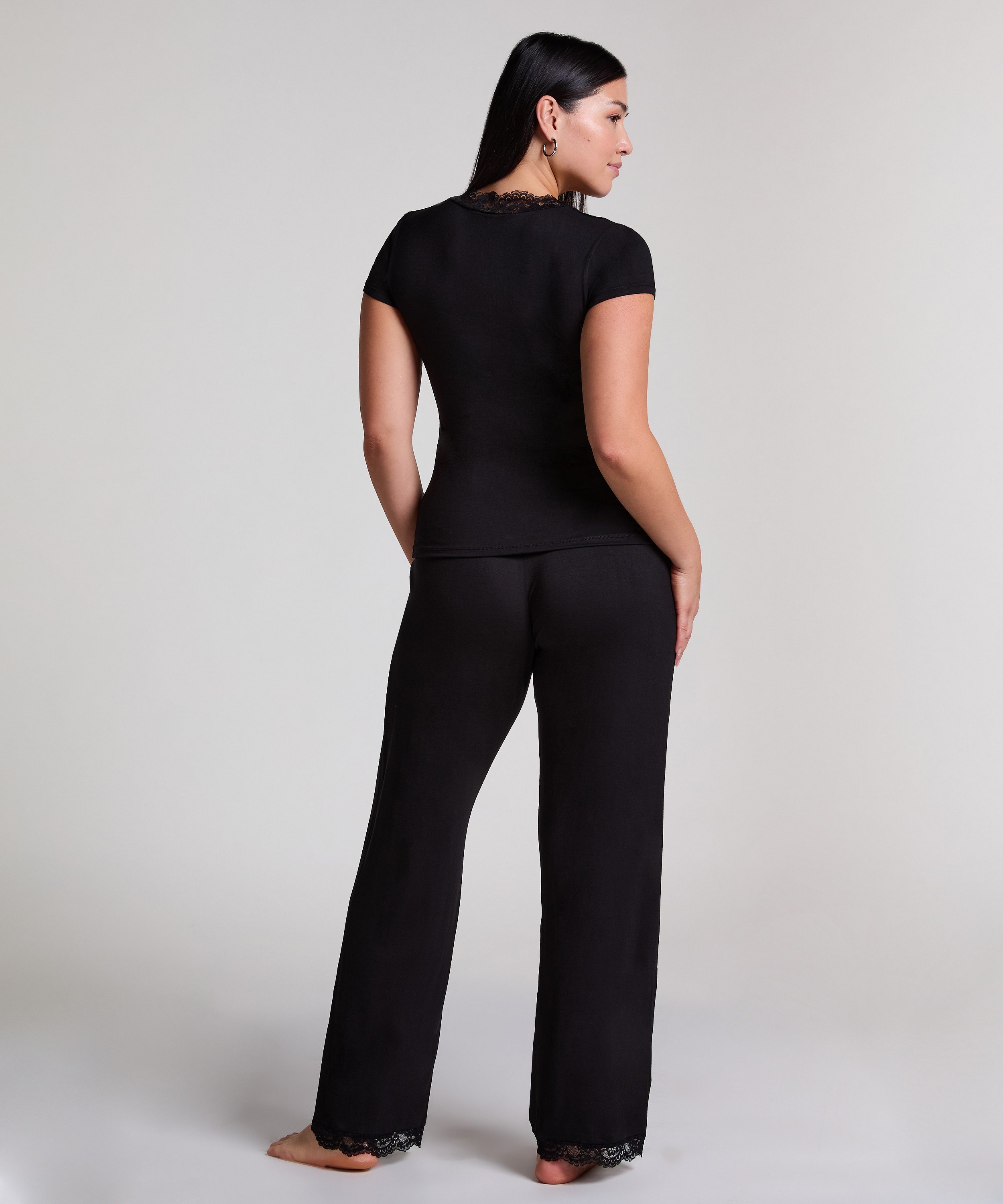 Pyjamassæt Nanna, sort, main