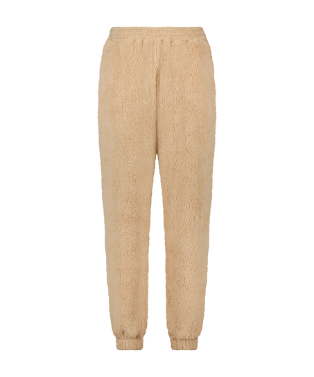 Joggingbukser Fleece Snuggle, Beige