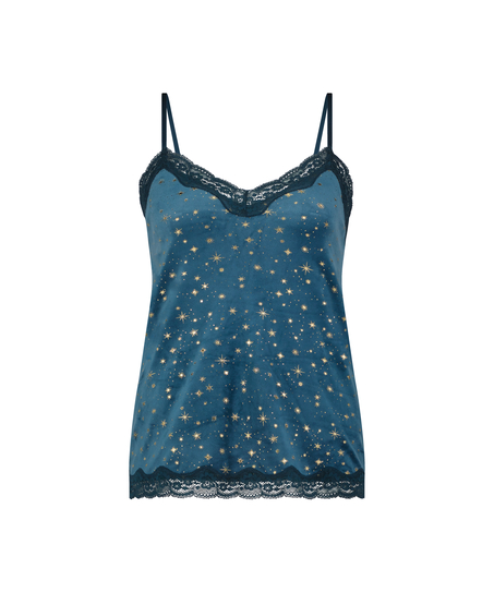 Velours Lace cami, Bl&aring;