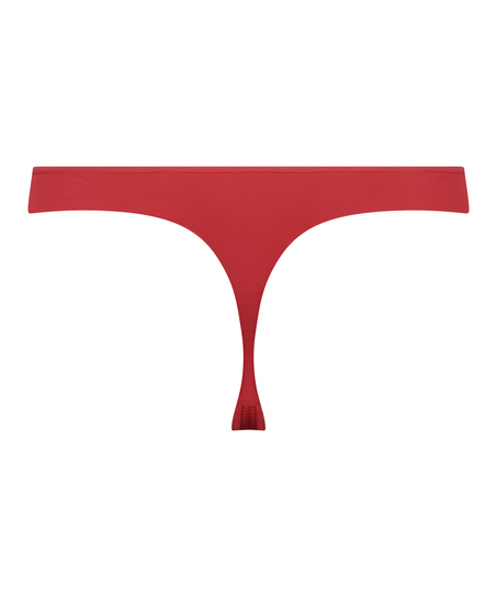 Stripe Mesh usynlig g-streng, r&oslash;d