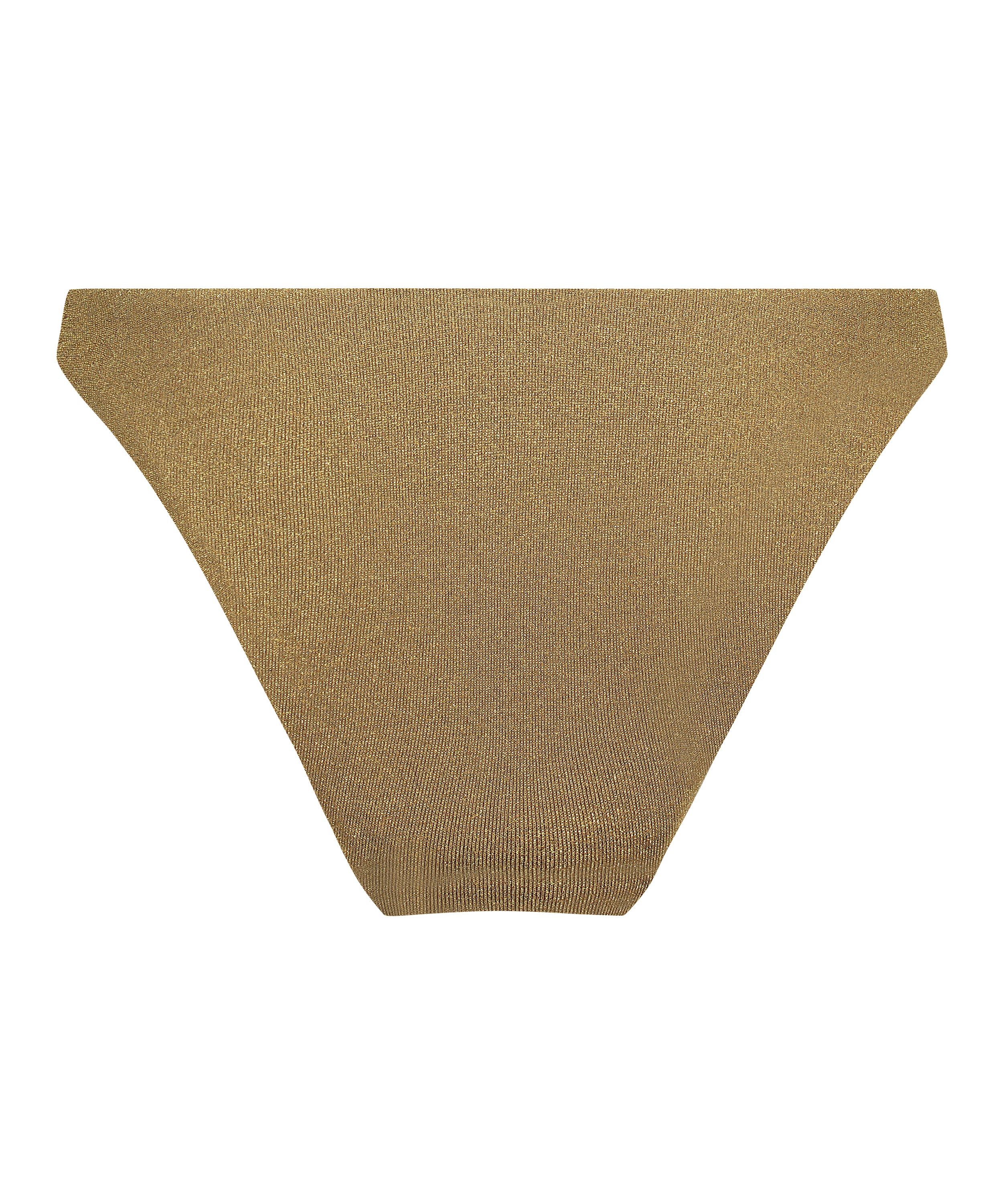 Højskåret Bikinitrusse Goldie Shimmer, gul, main