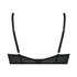 Ikke-formstøbt bøjle-bh Helena, Sort