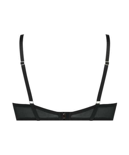 Ikke-formstøbt bøjle-bh Helena, Sort