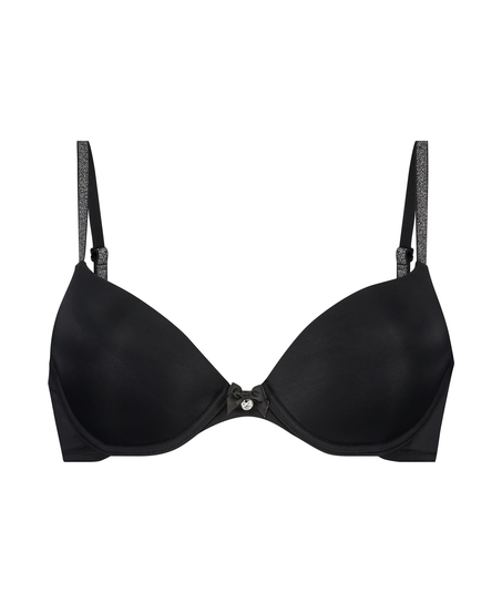Formstøbt bøjle-bh Plunge, Sort