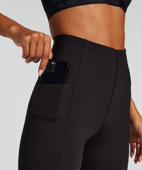 HKMX High waisted sport legging Boost, sort
