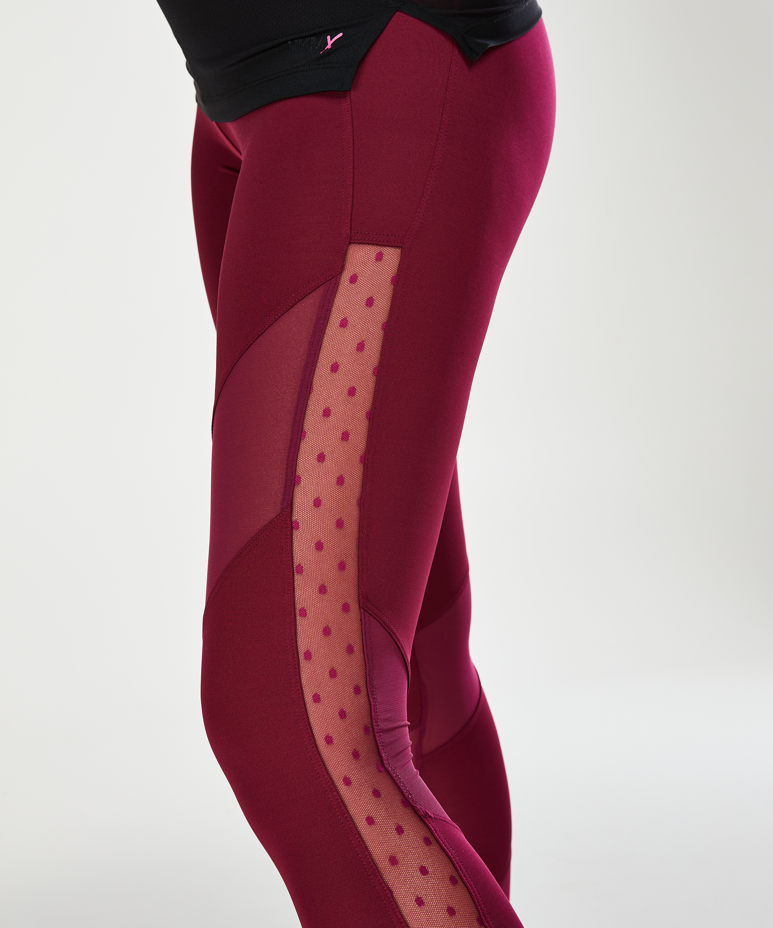 HKMX højtaljede sportsleggings level 2, lilla, main