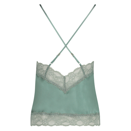 Camitop Satin Lace, Grøn