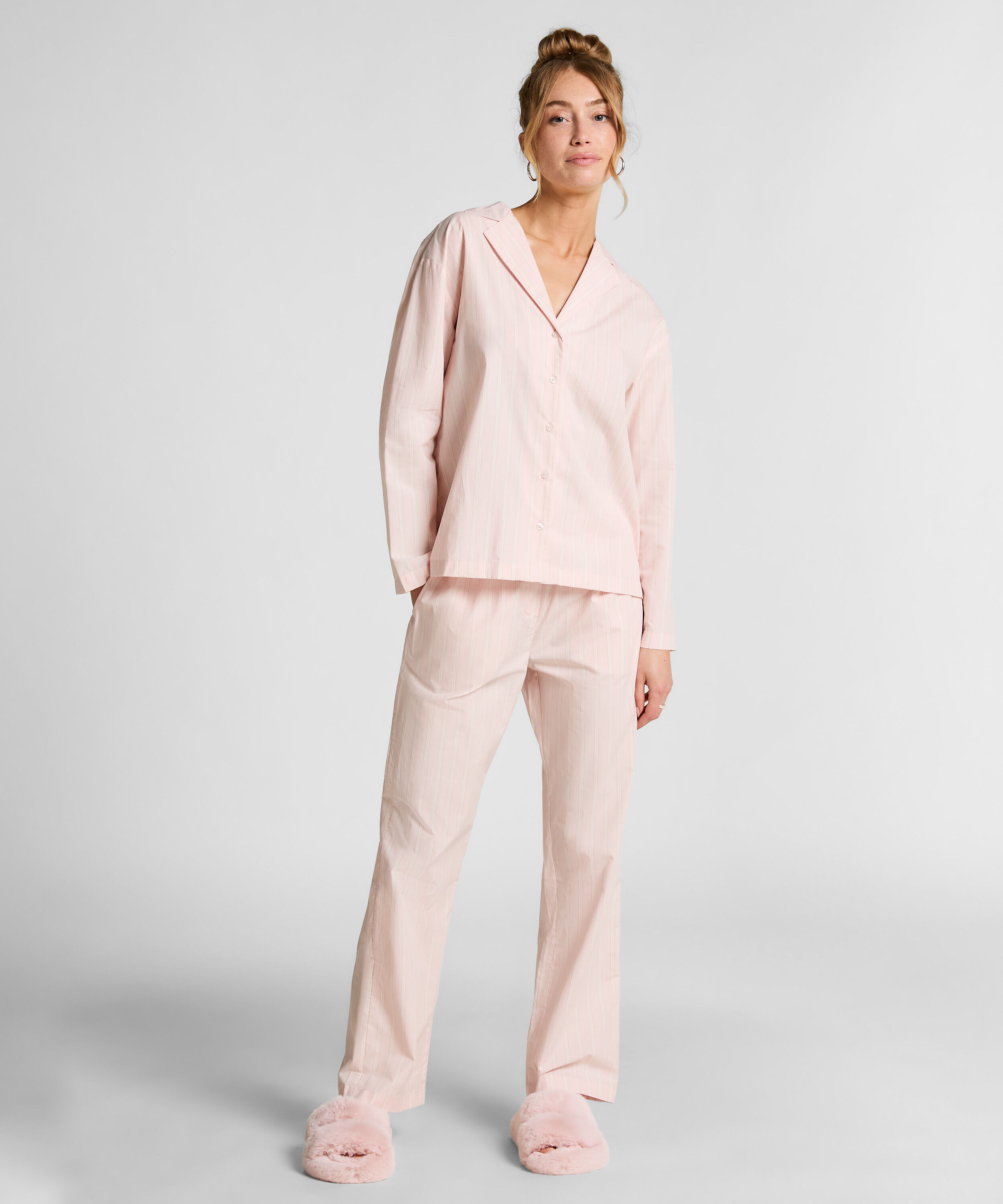 Pyjamatop Bomuld Poplin