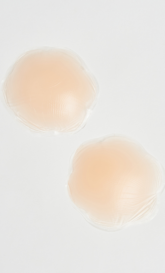Brystvorteskjulere af silikone, hvid