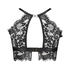 Olivia bralette Curvy, Sort