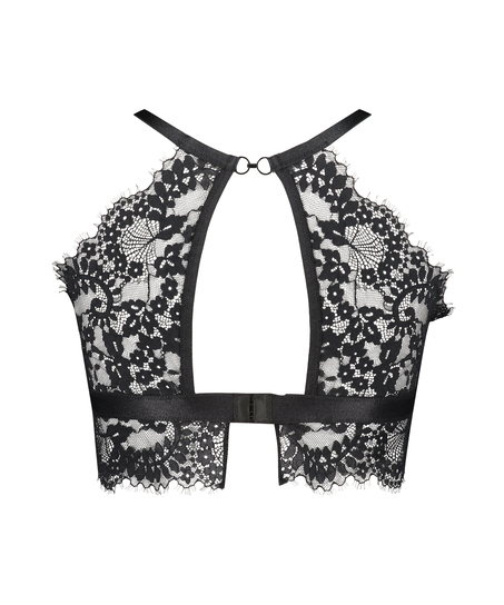 Olivia bralette Curvy, Sort