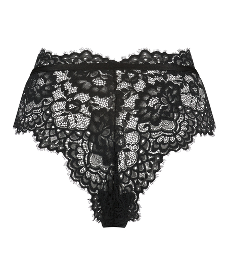 High leg brasiliansk trusse Marilyn, sort