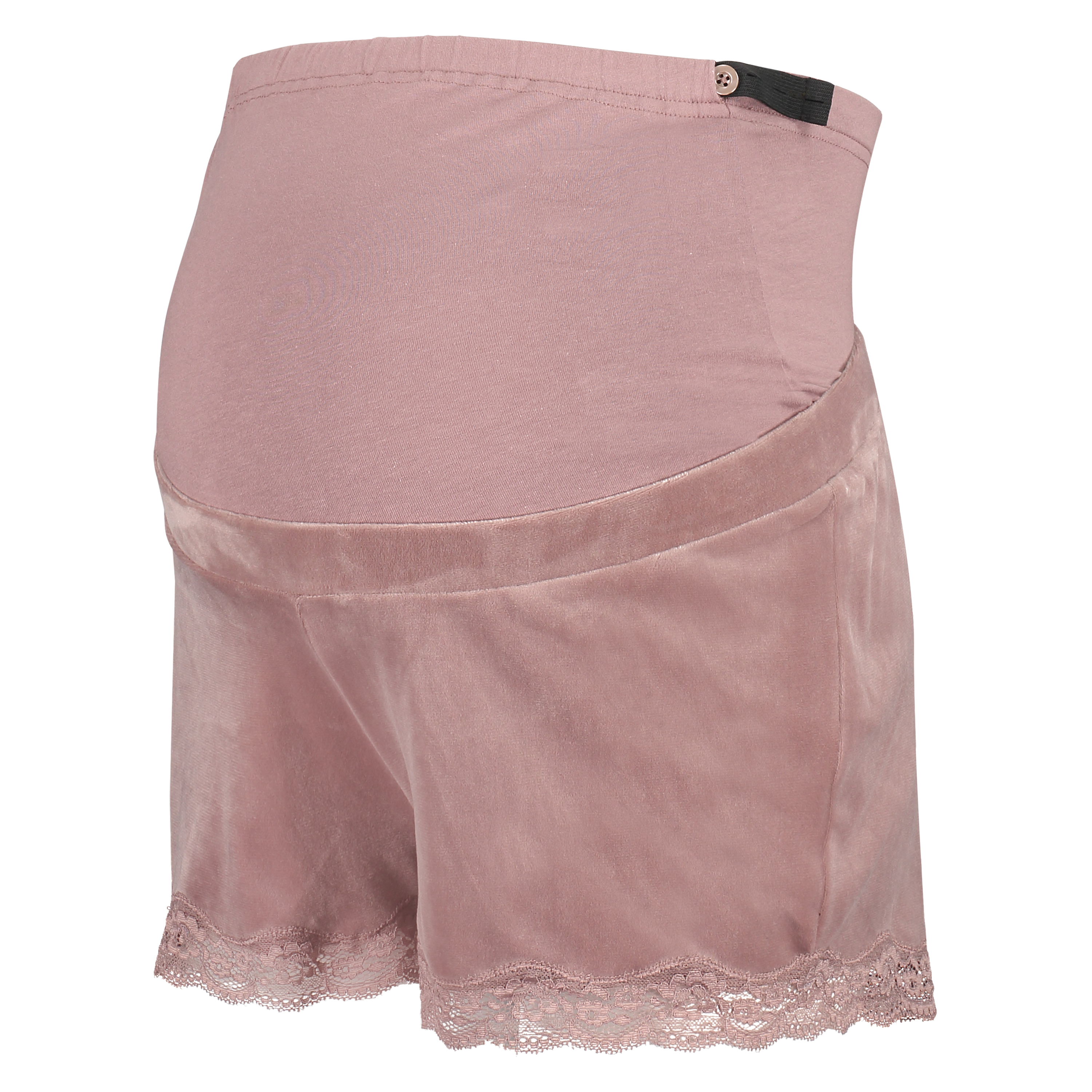 Graviditetsshorts Velour, pink, main
