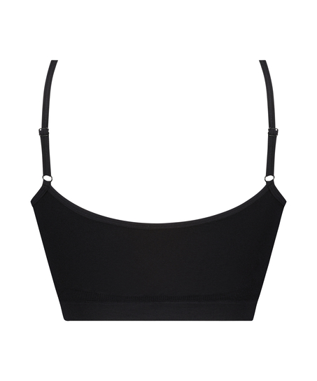 Strappy bralette, Sort