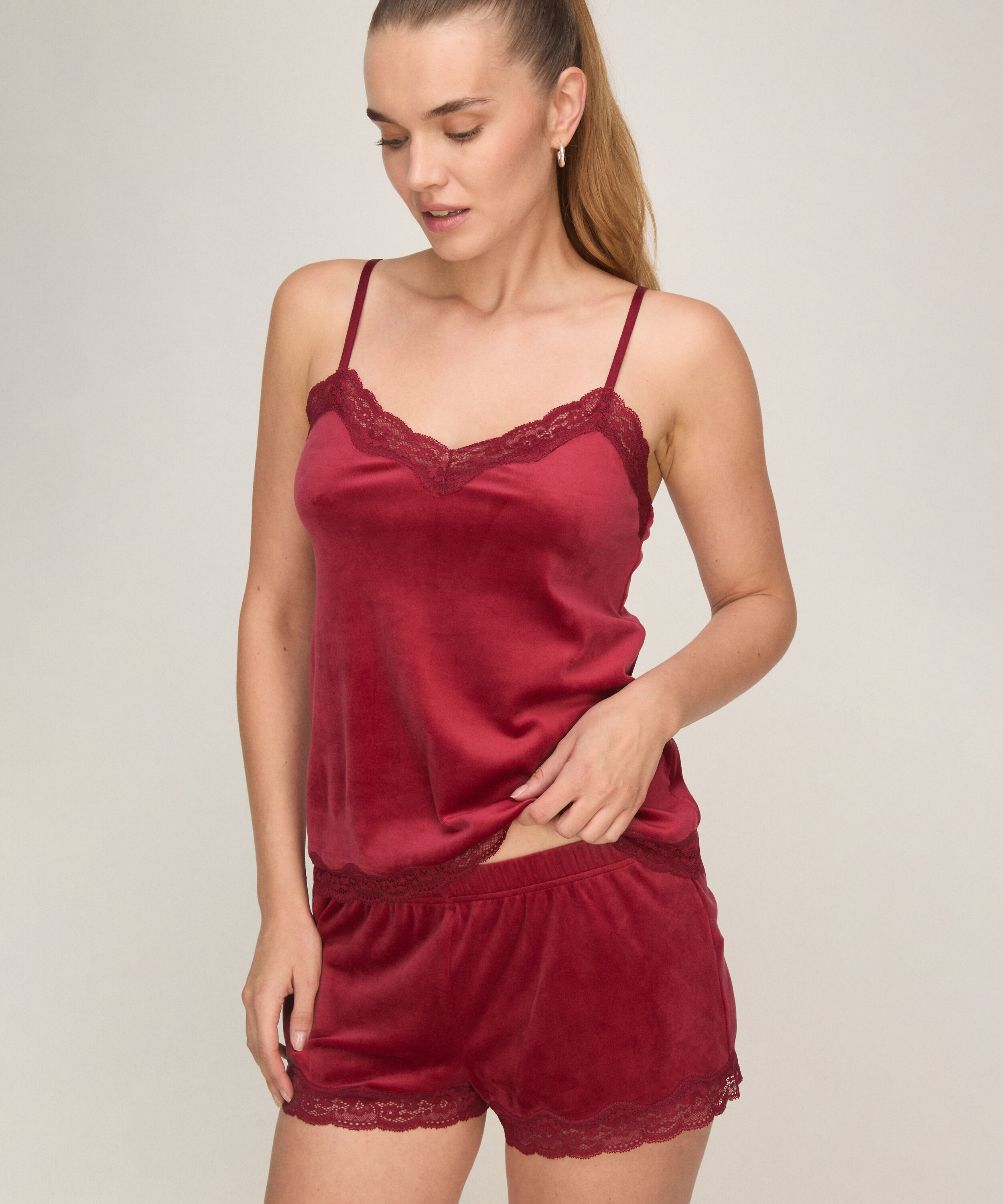 Cami top Velours Lace
