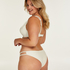 Formstøbt push-up-bikinitop med bøjle Broderie, hvid