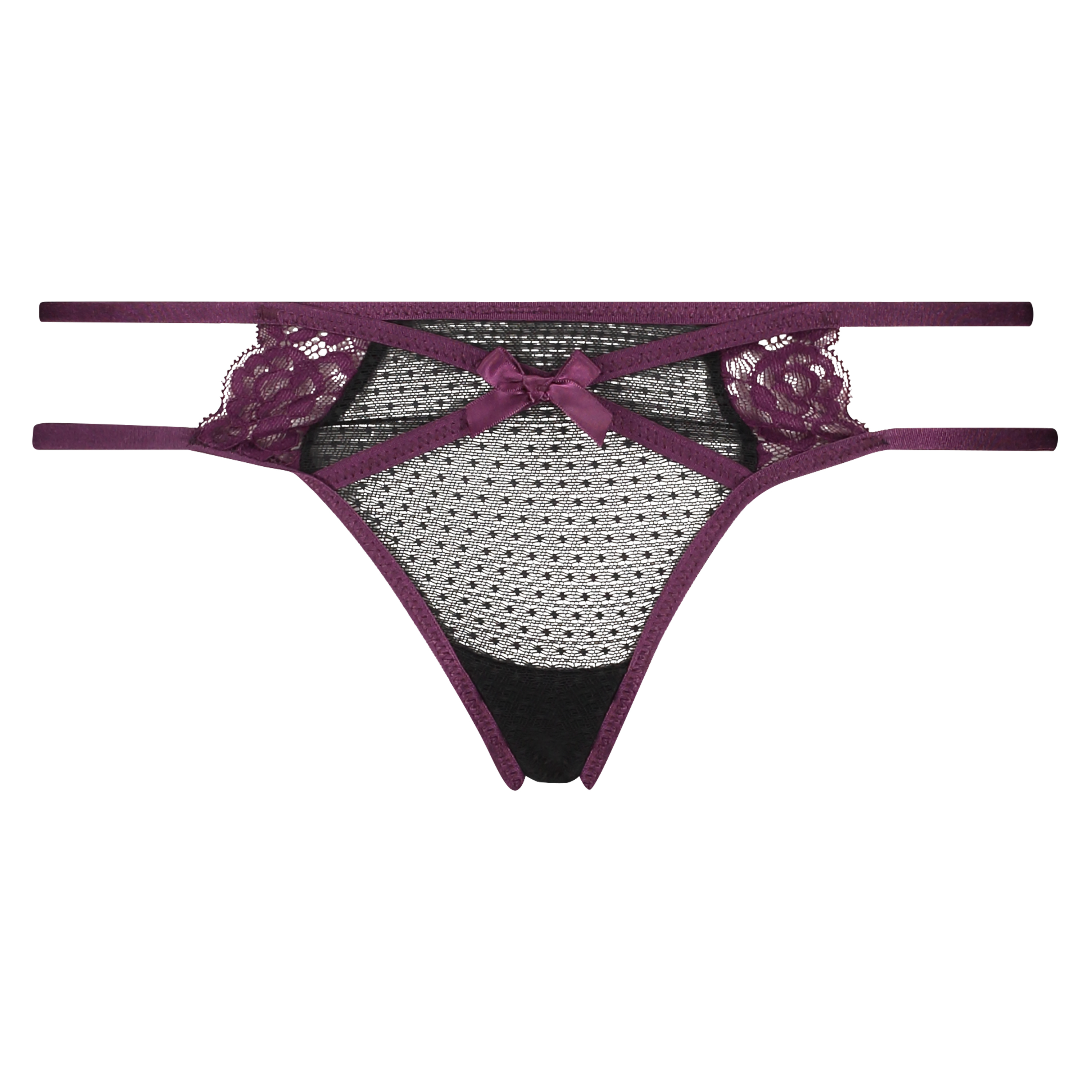 Litzy g-streng, Sort, main