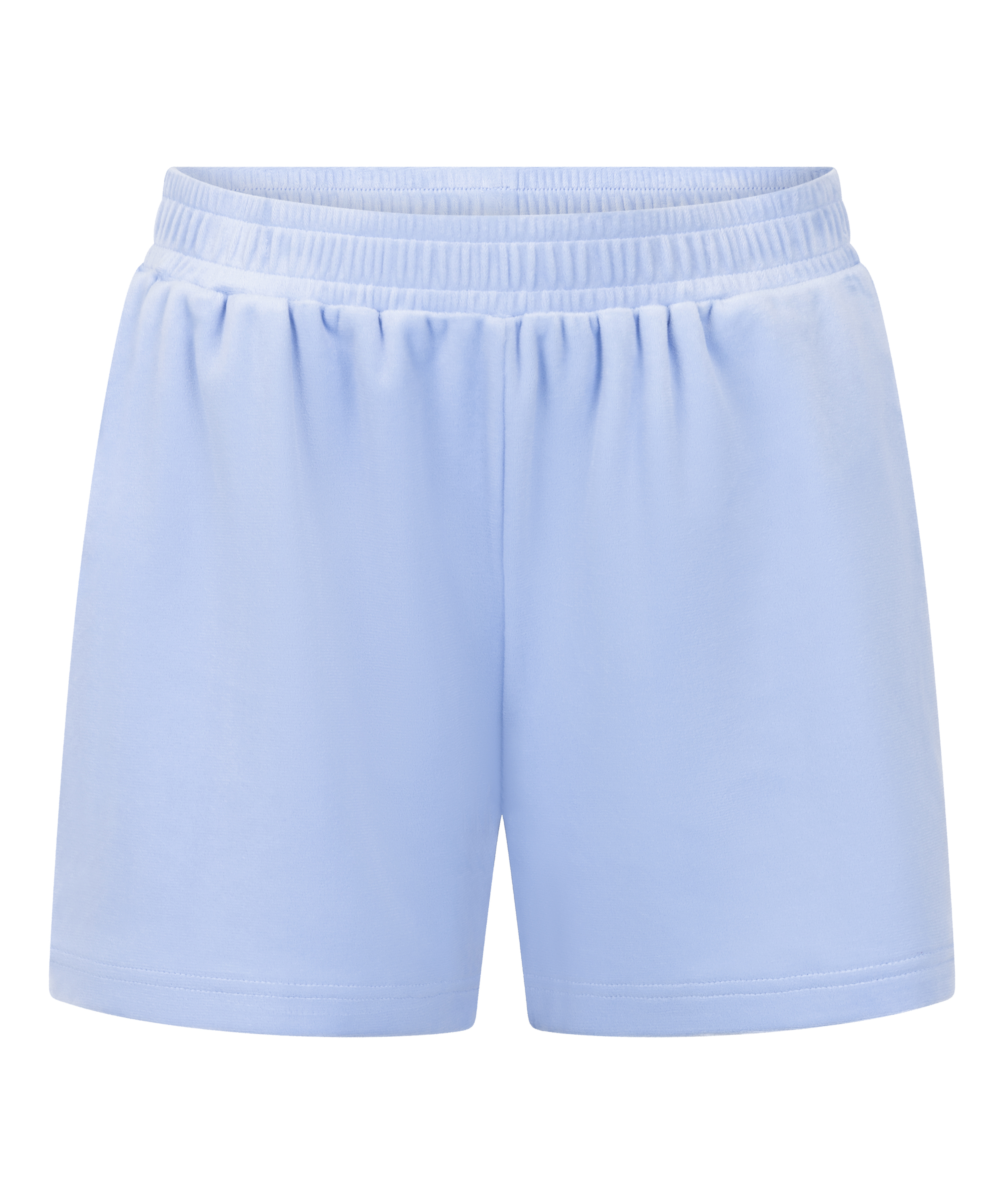 Fl&oslash;jlsshorts med lomme, Bl&aring;, main