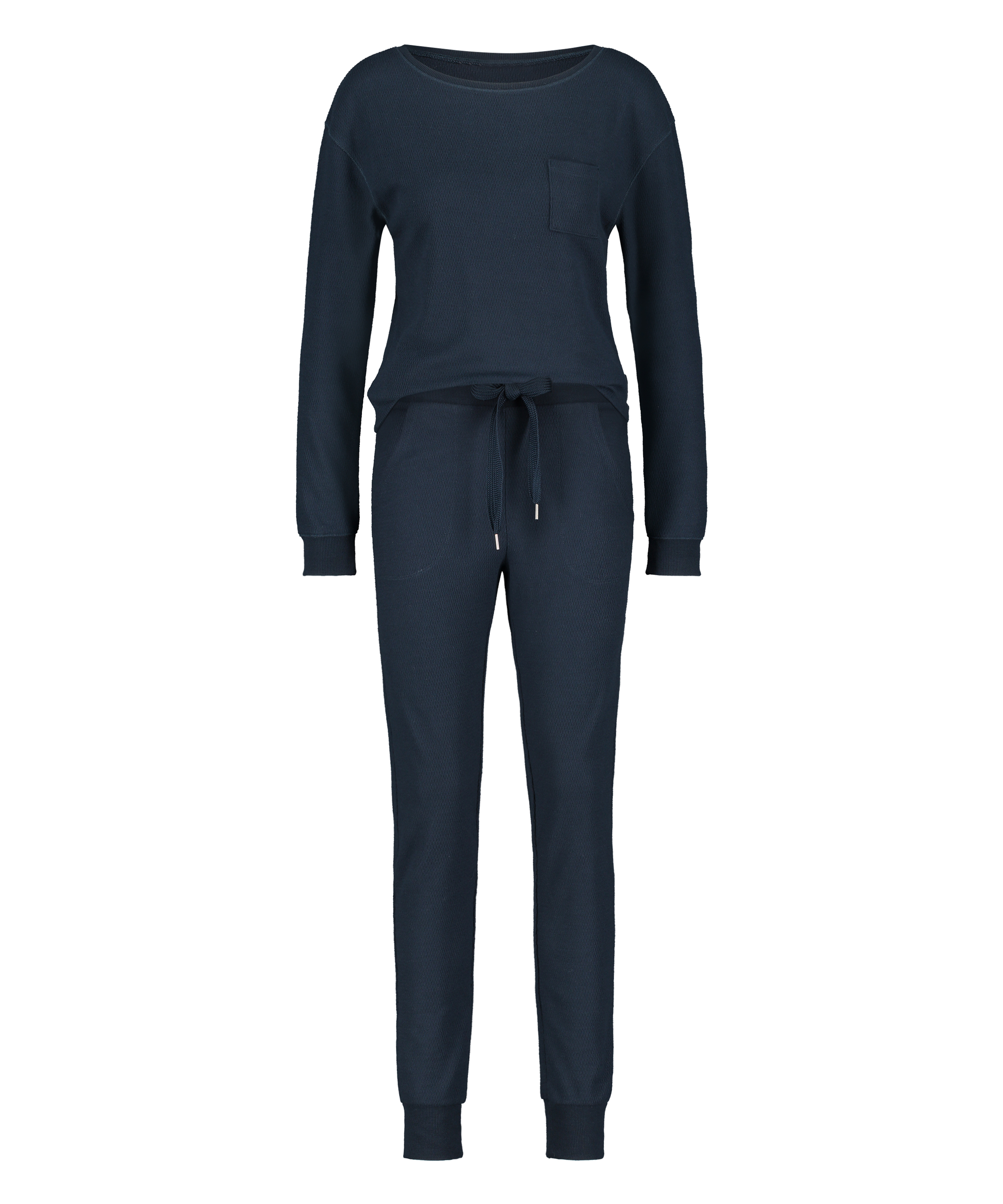 Waffle pyjamas, Blå, main