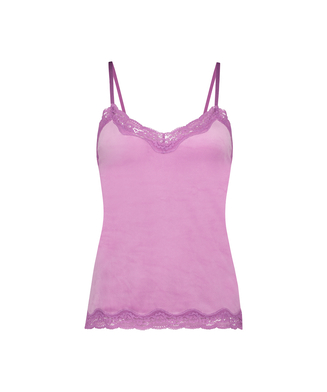 Cami top Velours Lace, pink
