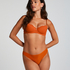 Stripe Mesh usynlig g-streng, Orange