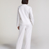 Pyjamasbukser Jacquard Hearts, Hvid