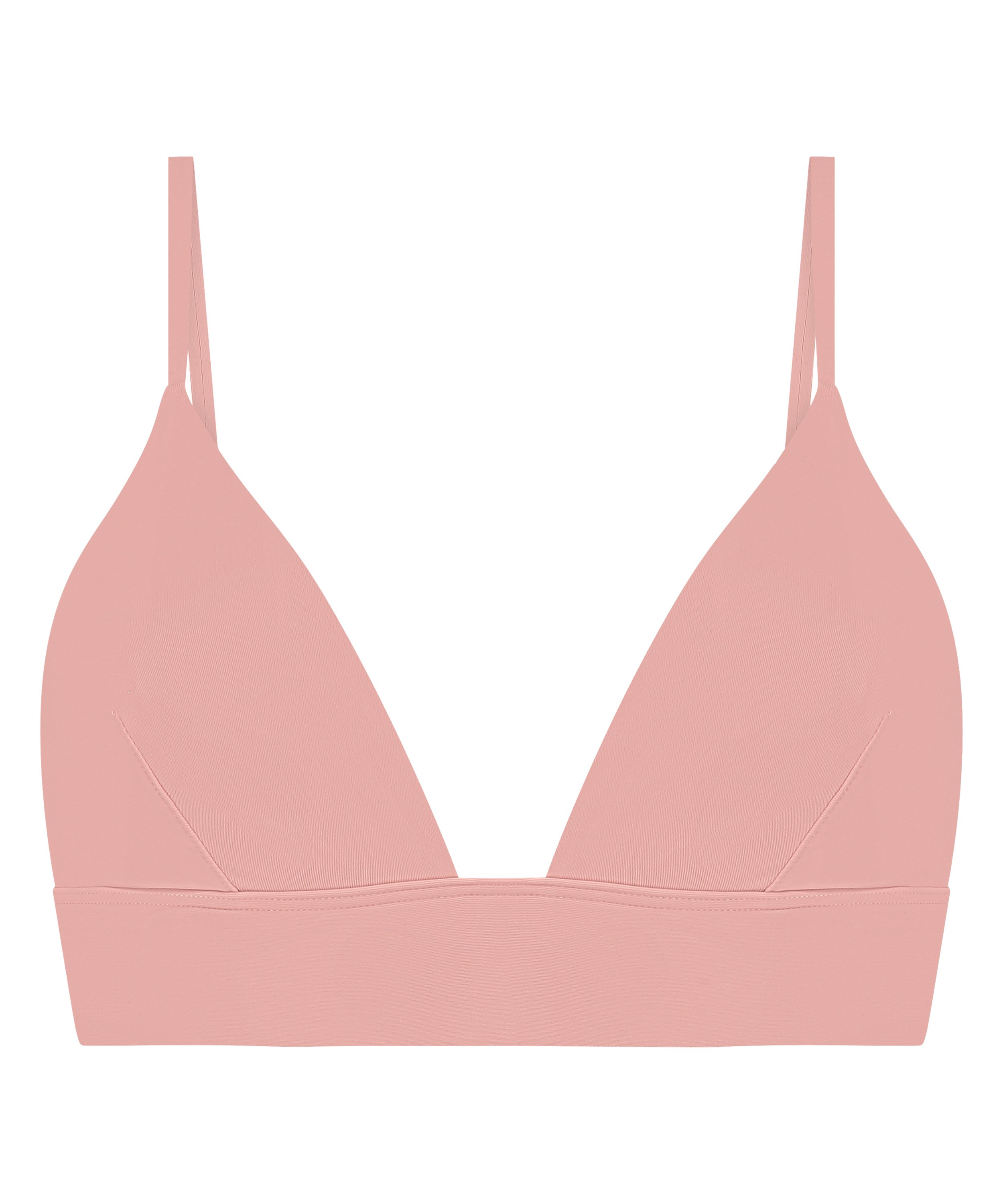 Smooth Triangle Bralette, Lyserød, main