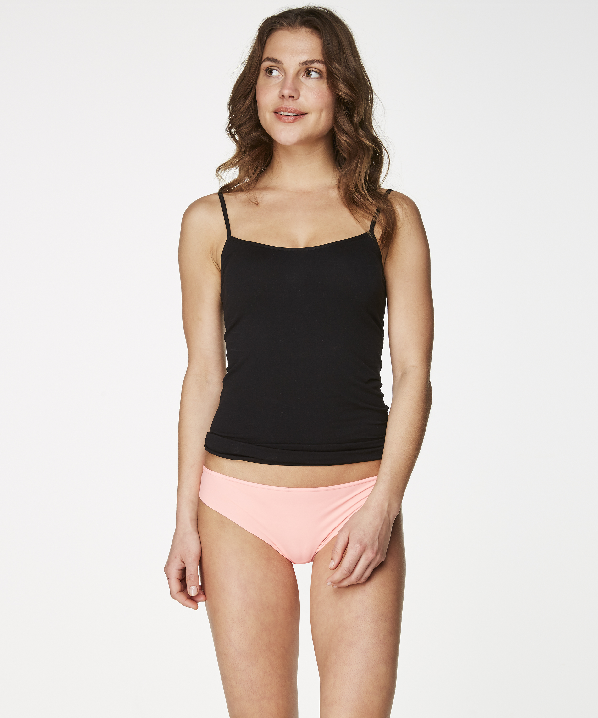 Usynlig g-streng Lace Back, Orange, main