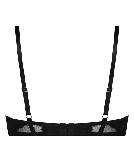 Ikke-formstøbt bøjle-bh Kali, Sort