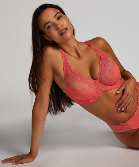 Ikke-formstøbt bøjle-bh Diva, Lyserød