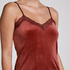 Cami top Velours Lace, Brun