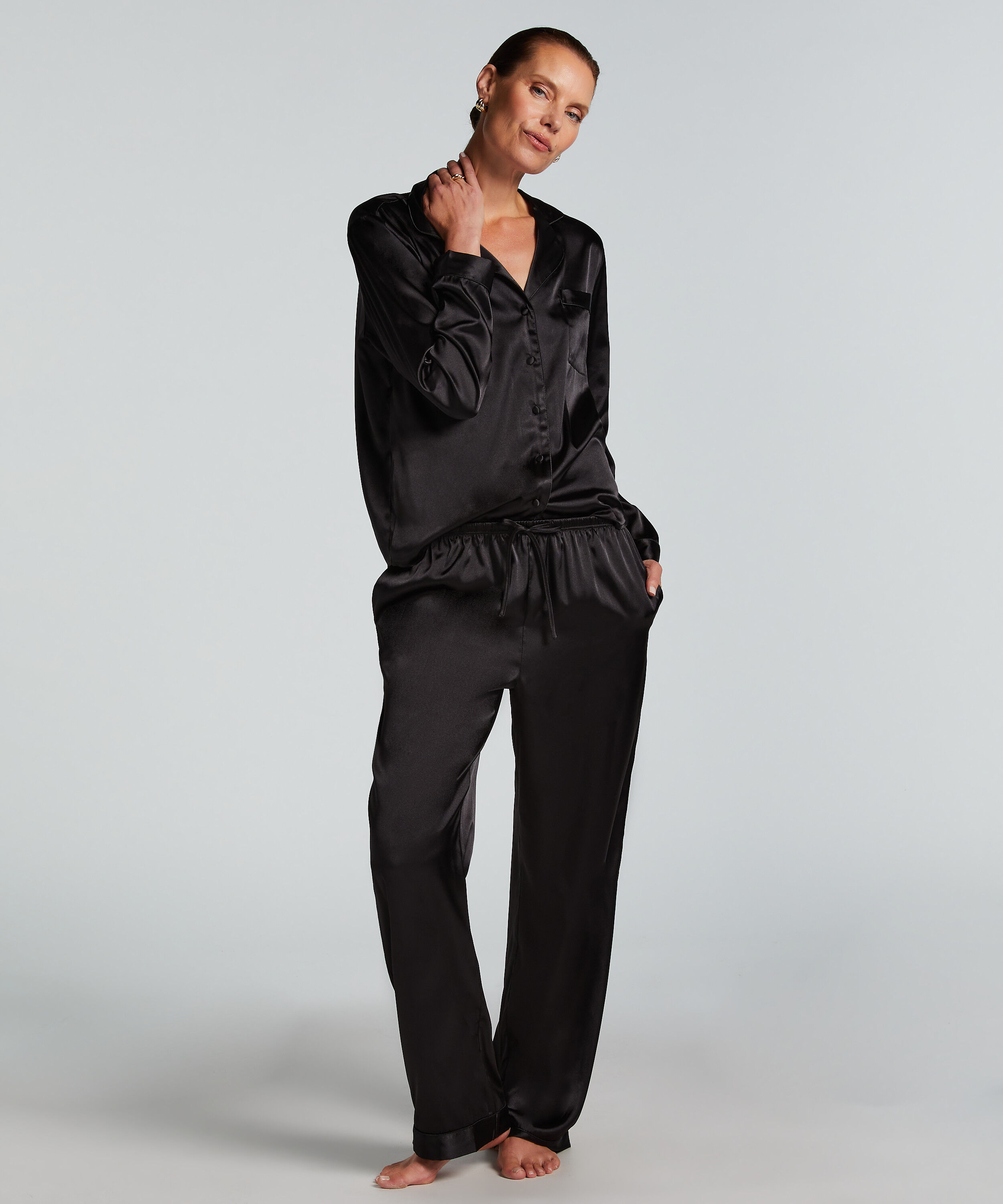 Satinbukser, Sort Satinbukser, Sort