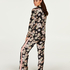 Pyjamasbukser Satin Emily, sort