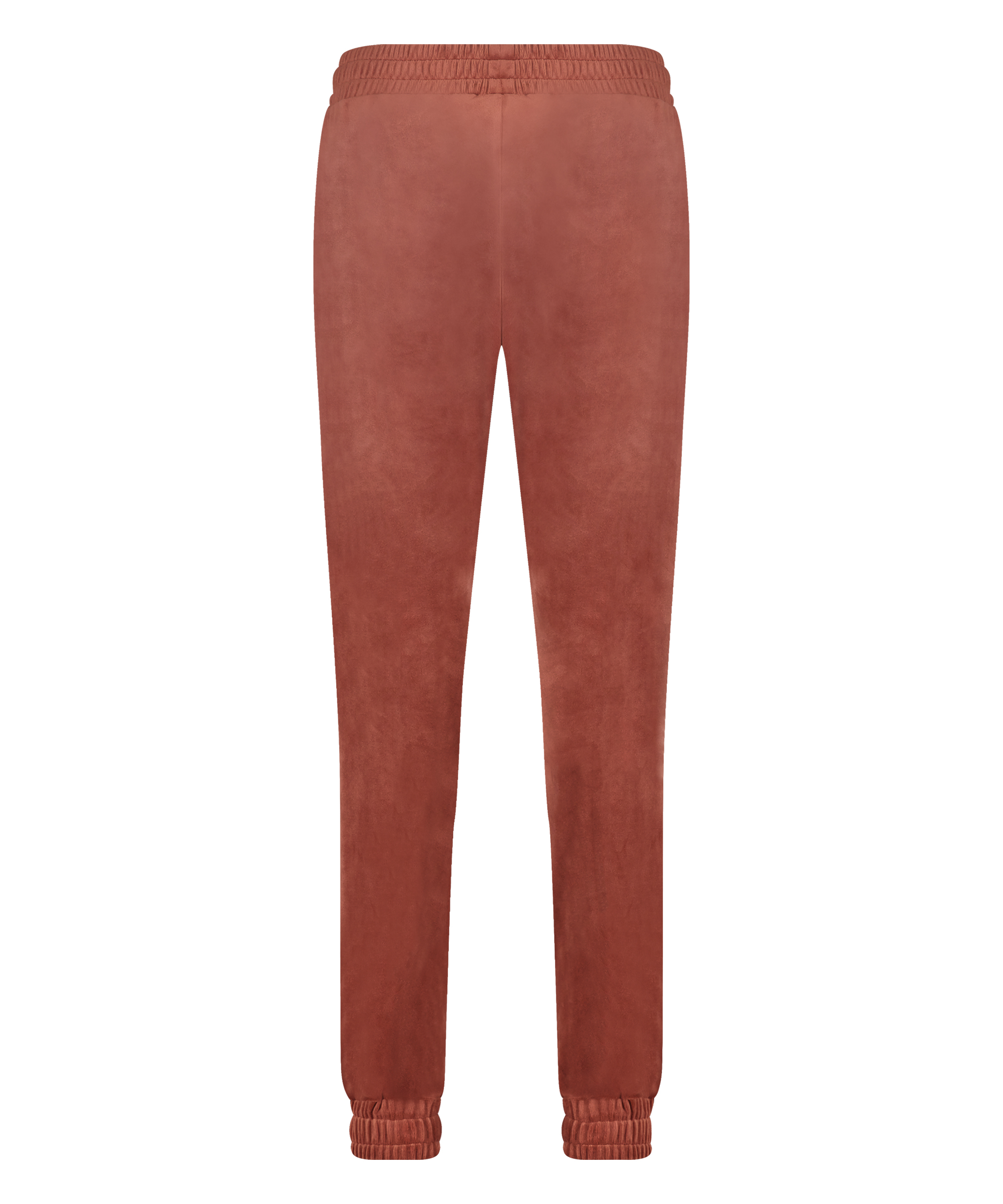 Velourjoggingbukser Pintuck, Brun, main