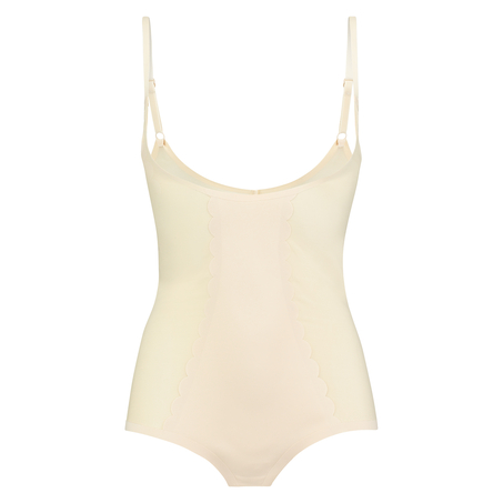 Opstrammende body i scuba-stof - Level 3, Beige