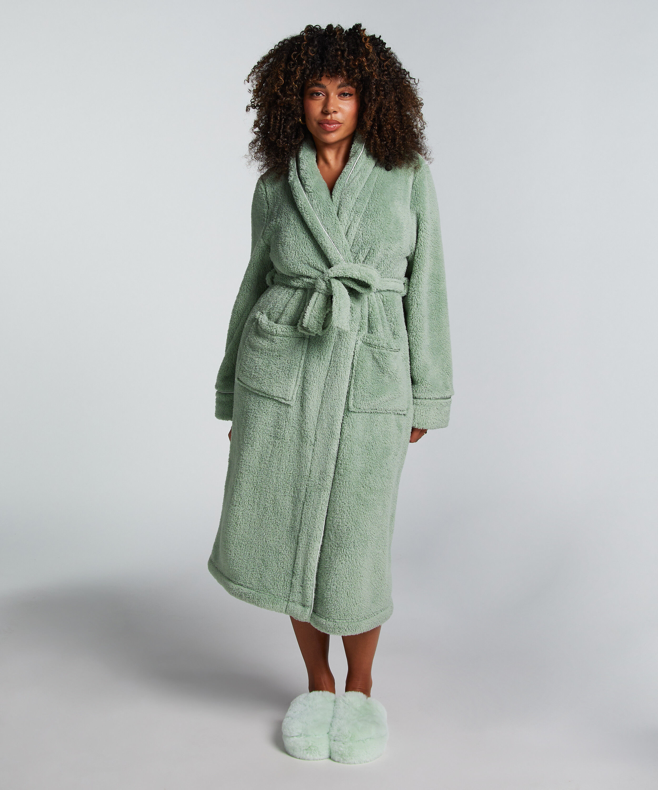 Badekåbe Fleece, Grøn
