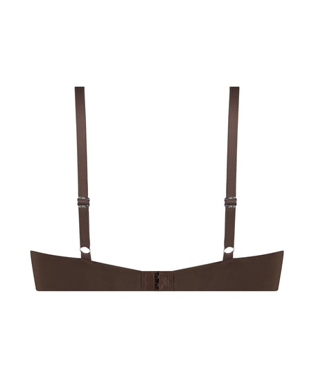 Formstøbt pushup-bøjle-bh Smooth, Brun