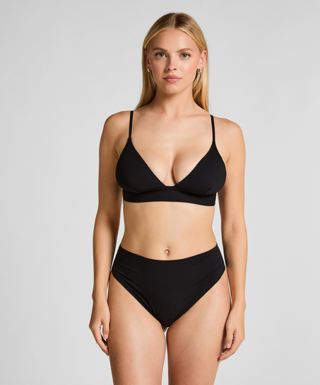 Smooth Triangle Bralette, Sort